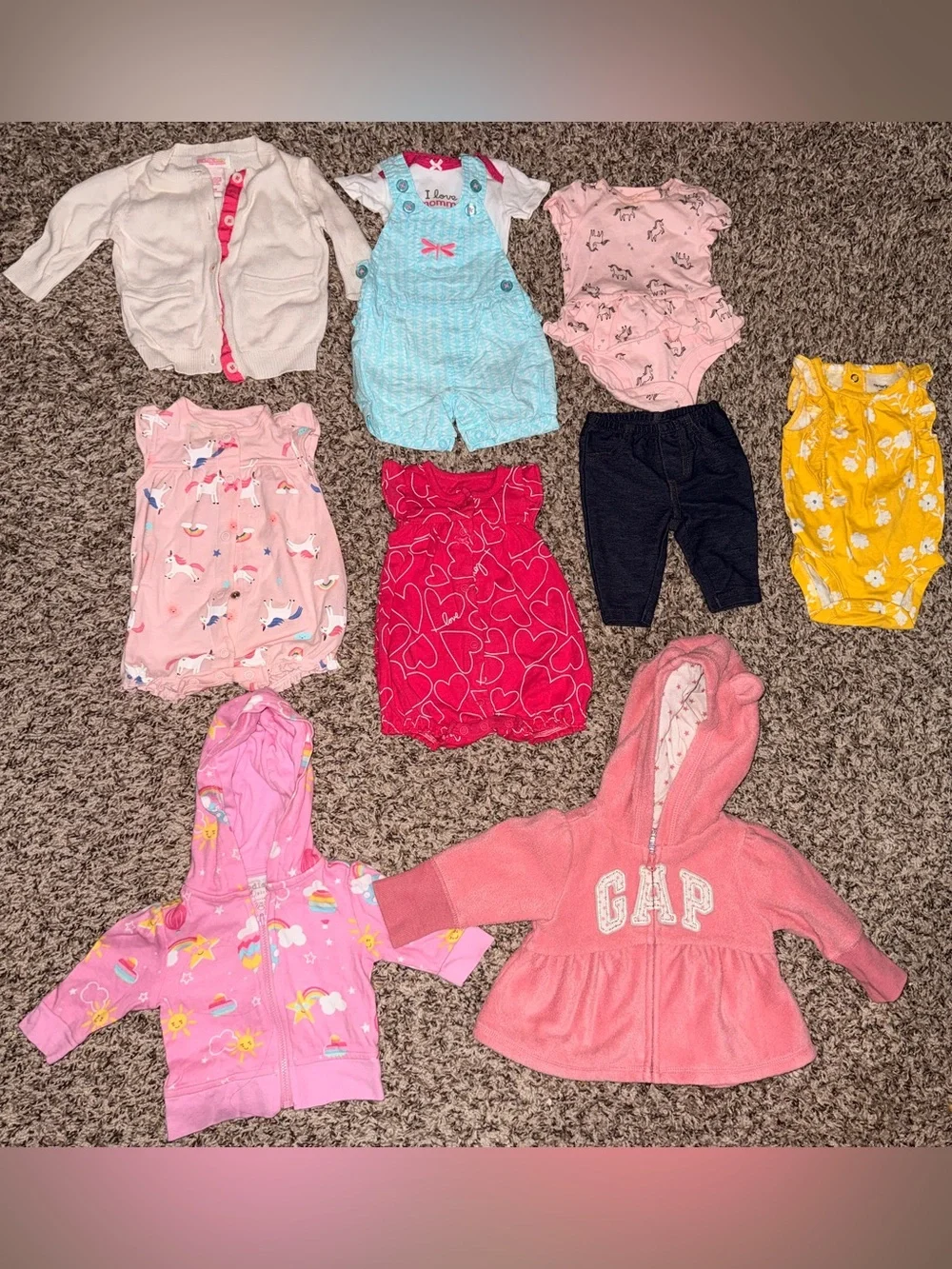 GAP and Carter’s - Baby Outfit Bundle